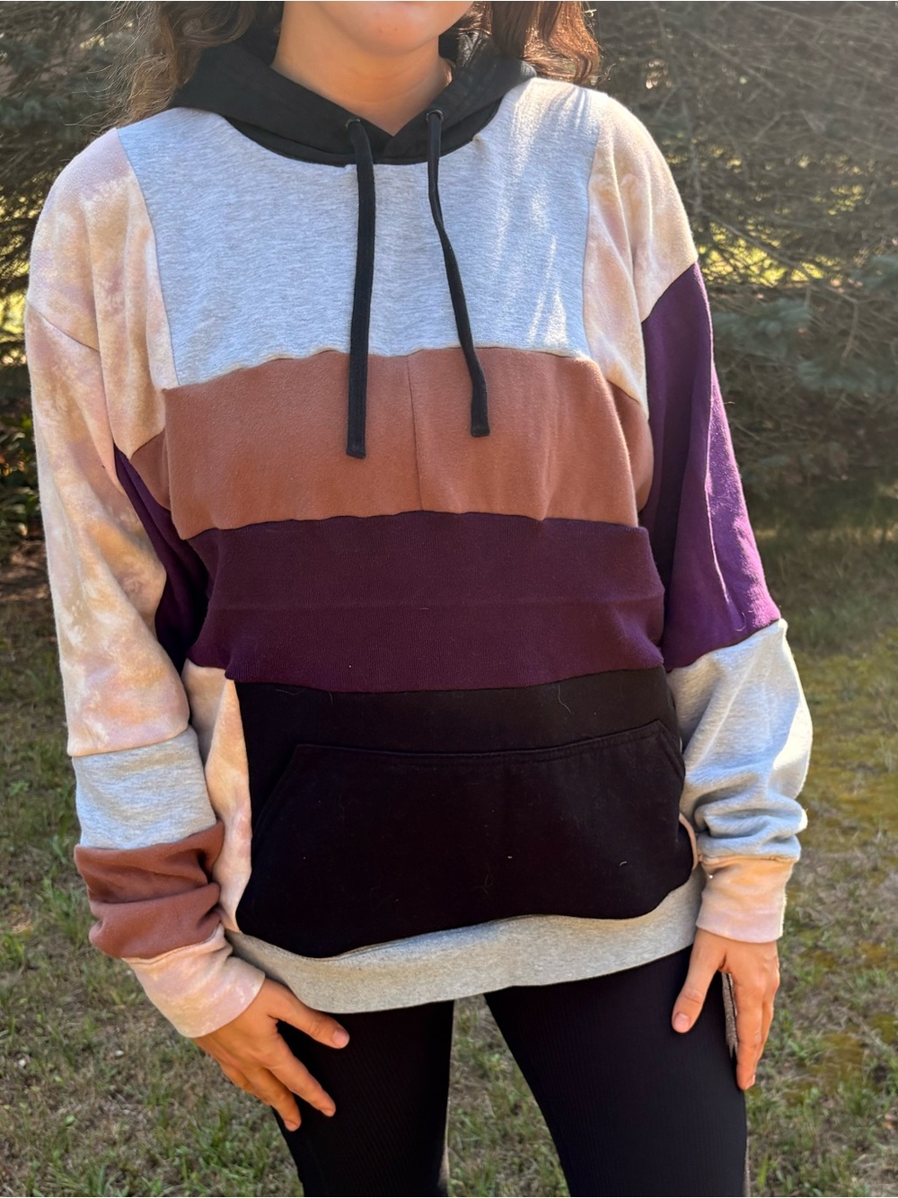 Upcycled Sublime patchwork hoodie - Picture 2 of 10